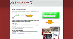 Desktop Screenshot of cosketch.com