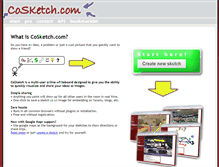 Tablet Screenshot of cosketch.com